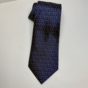 Washington National Cathedral “The Sword & The Keys” Silk Handmade Neck Tie Rare